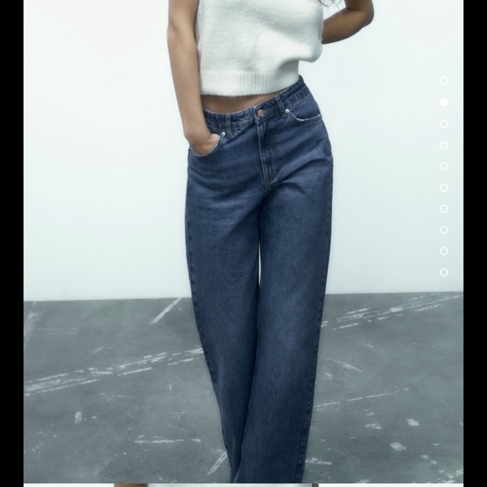 Zara wide leg jeans